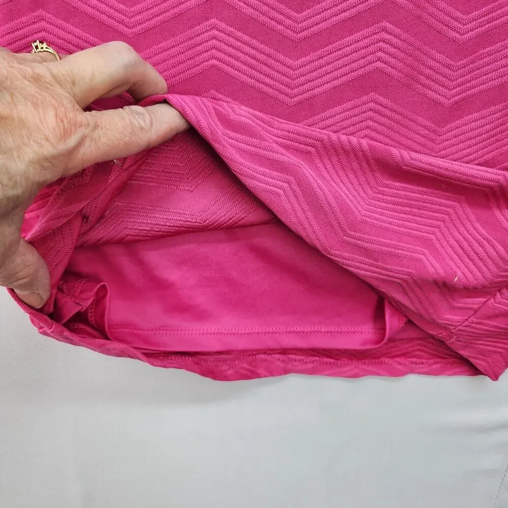 Xhilaration Bodycon Dress Juniors XS Pink Bandage Stretch Tight Mini Sexy Summer - Picture 7 of 13